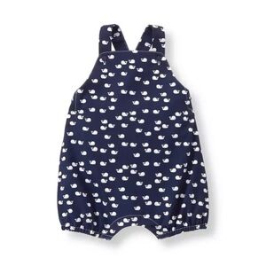 JANIE & JACK EUC Boys Whale Bubble Romper